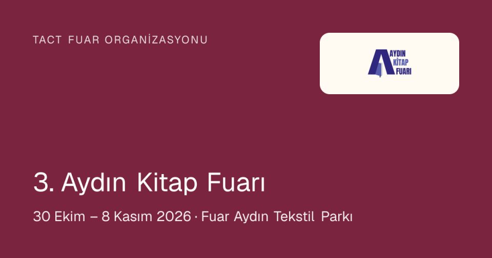 3. Aydın Kitap Fuarı