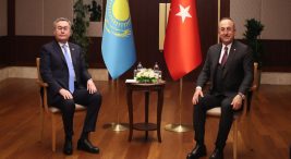 cavusoglu,-kazakistan-disisleri-bakani-tileuberdi-ile-gorustu
