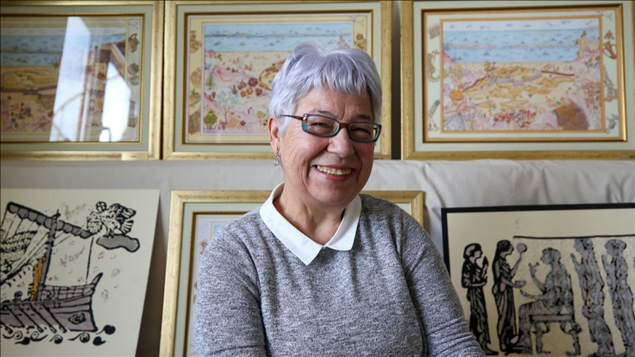 troya-antik-kenti'ndeki-yasantiyi-minyatur-eserlerle-yansitti