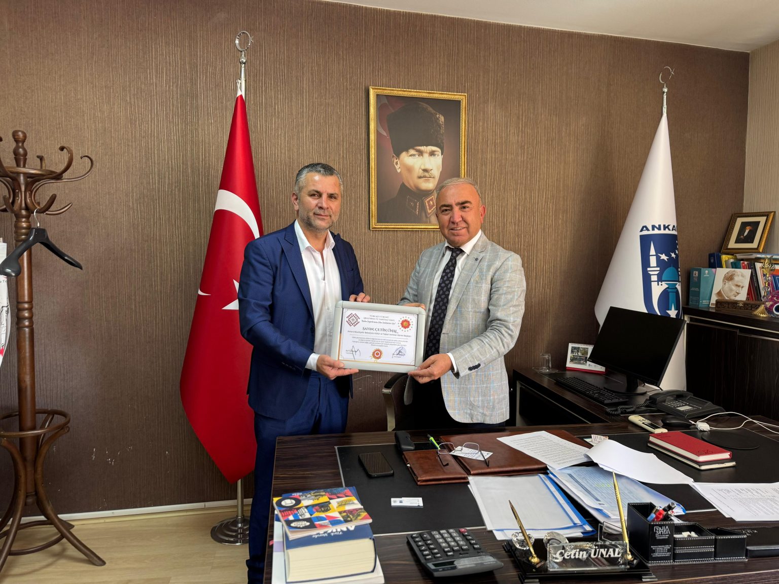 ABB Kültür ve Tabiat Varlıkları Daire Başkanımız Sayın Eyüp Çetin’e Ziyaret